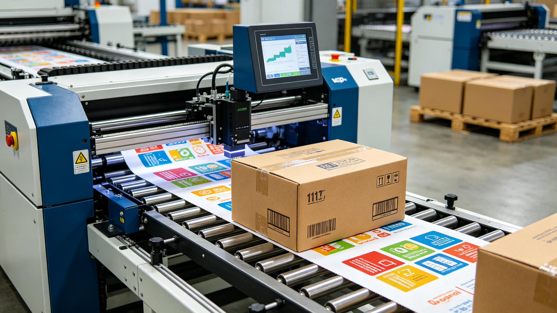 Corrugated packaging printing
